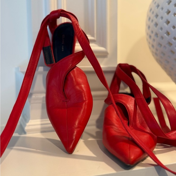 Celine Shoes - Chic Red Women's Shoes